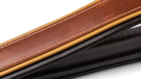 Taylor Century Strap Medium Brown Leather 2.5" – pasek do gitary