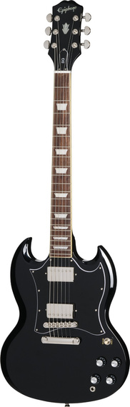 Epiphone SG Standard Ebony – gitara elektryczna + pokrowiec premium
